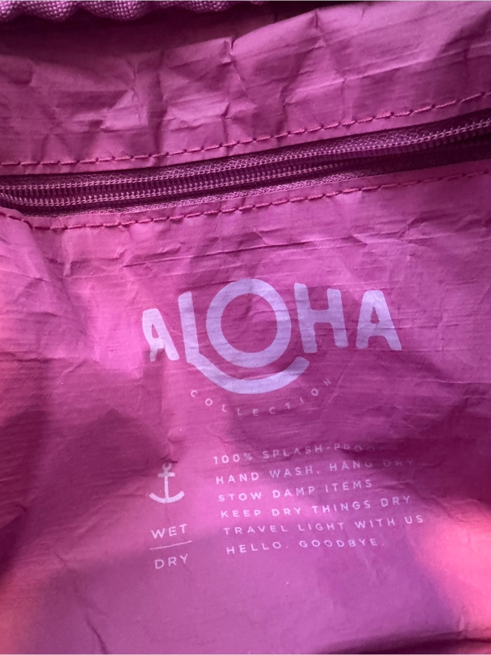 ALOHA Collection Hot Pink Logo Patch - Picture 7 of 10